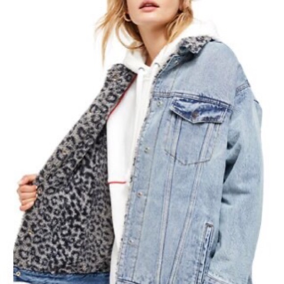 Free People Jackets & Blazers - NWT Free People Wild Ones Sherpa Trucker Jacket M